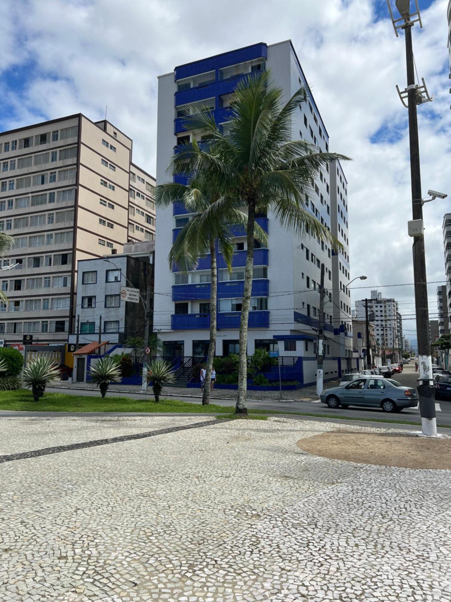 Guilhermina Pe Na Areia Vista Mar Praia Grande  Buitenkant foto